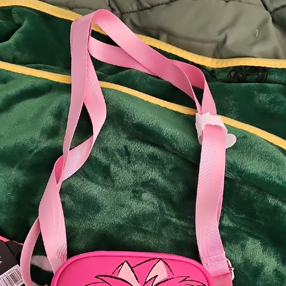 Disney Cheshire Cat Pink Crossbody Bag NWOT - Picture 5 of 6